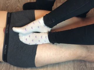 clip 38 ebony bbw femdom Teen shoejob with uggs and stinky white socks footjob mistress underpants, footjob on feet porn-5