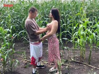 [GetFreeDays.com] I fucked my horny stepsister in the cornfield during the rain and came on her ass Sex Leak October 2022-3