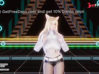 [GetFreeDays.com] MMD EVERGLOW - Bon Bon Chocolat Ahri Sexy Kpop Dance 4K 60FPS Adult Stream October 2022-9