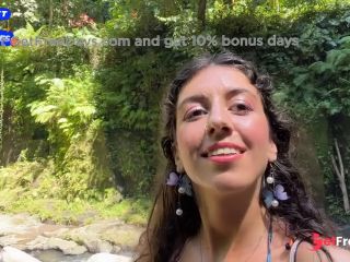 [GetFreeDays.com] Crazy CUMWALK on Public Waterfall Full of People Blowjob in Public Toilet Porn Clip May 2023-8