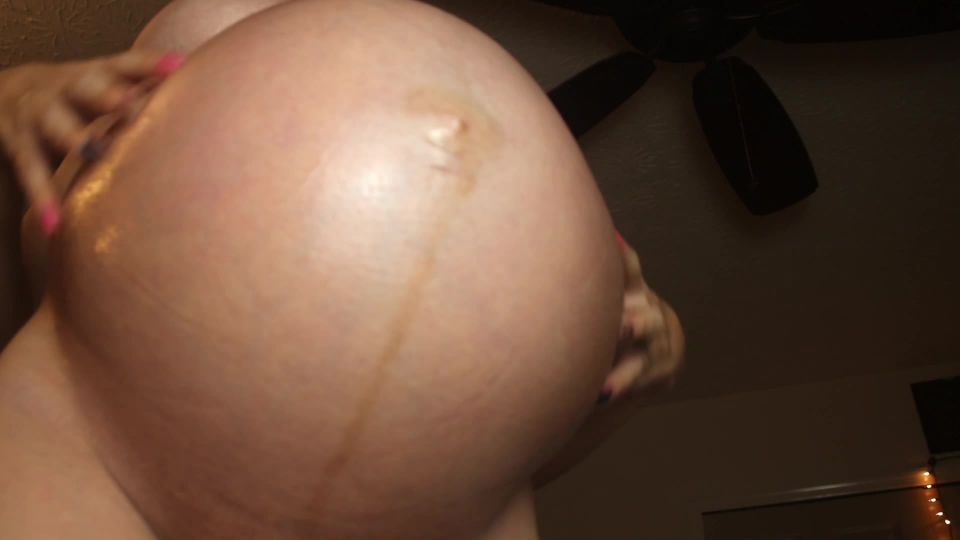 adult xxx video 32 Nessalovesyoumore - Close Up Huge Twin Pregnant Belly, fetish queen on solo female 