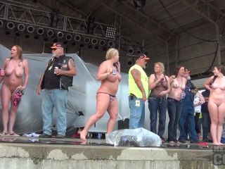 Abate Of Iowa 2015 Thursday Finalist Hot Chick Stripping Contest At The Freedom Rally Milf!-6